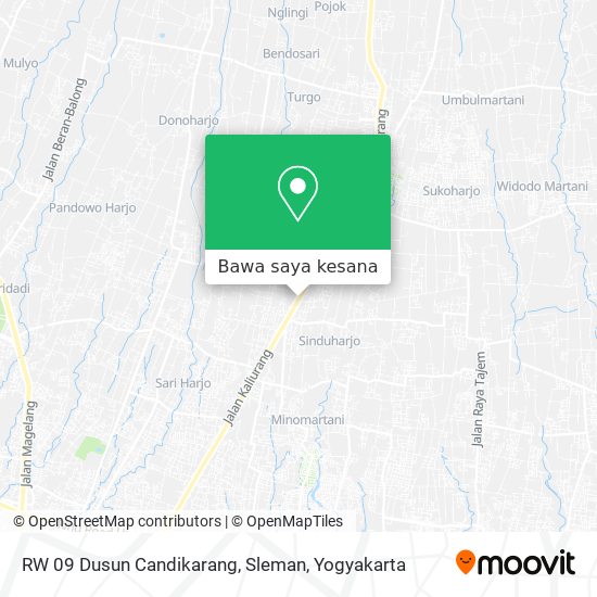 Peta RW 09 Dusun Candikarang, Sleman