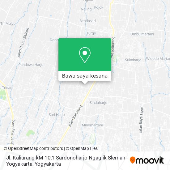 Peta Jl. Kaliurang kM 10,1 Sardonoharjo Ngaglik Sleman Yogyakarta