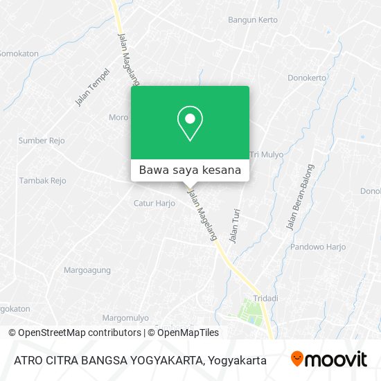Peta ATRO CITRA BANGSA YOGYAKARTA