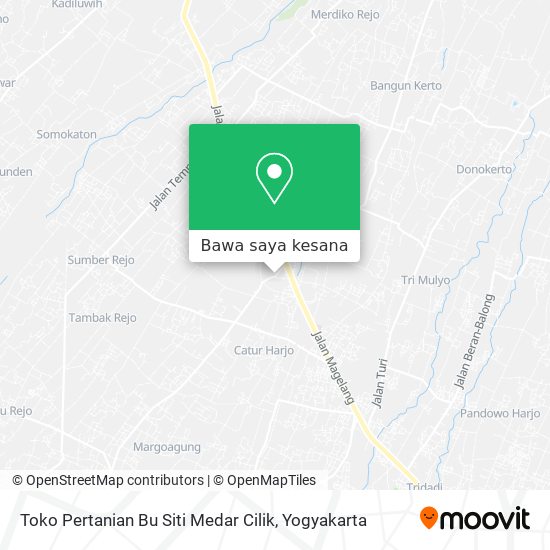 Peta Toko Pertanian Bu Siti Medar Cilik