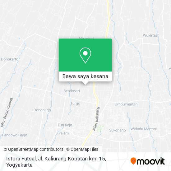 Peta Istora Futsal, Jl. Kaliurang Kopatan km. 15