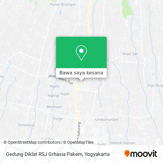 Peta Gedung Diklat RSJ Grhasia Pakem