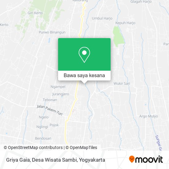 Peta Griya Gaia, Desa Wisata Sambi