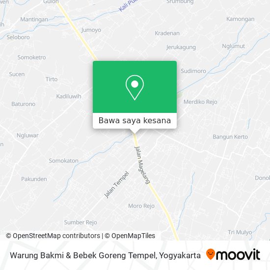 Peta Warung Bakmi & Bebek Goreng Tempel