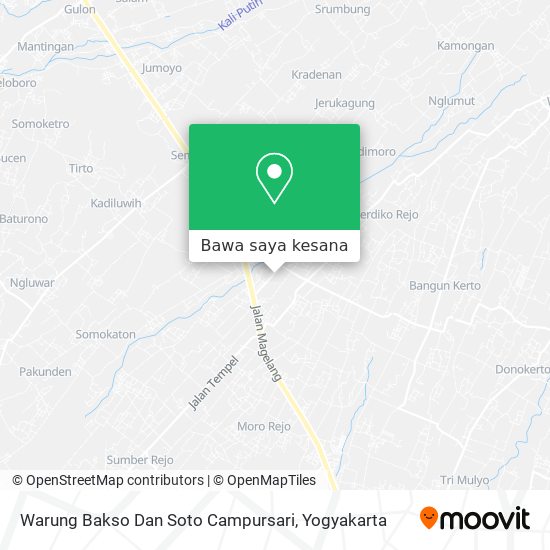 Peta Warung Bakso Dan Soto Campursari