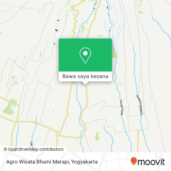 Peta Agro Wisata Bhumi Merapi