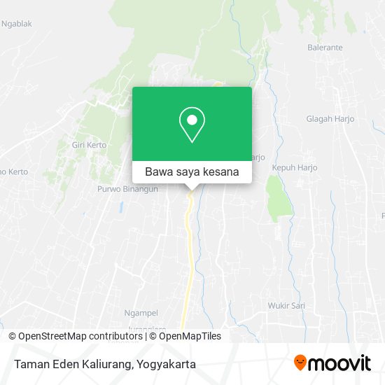 Peta Taman Eden Kaliurang