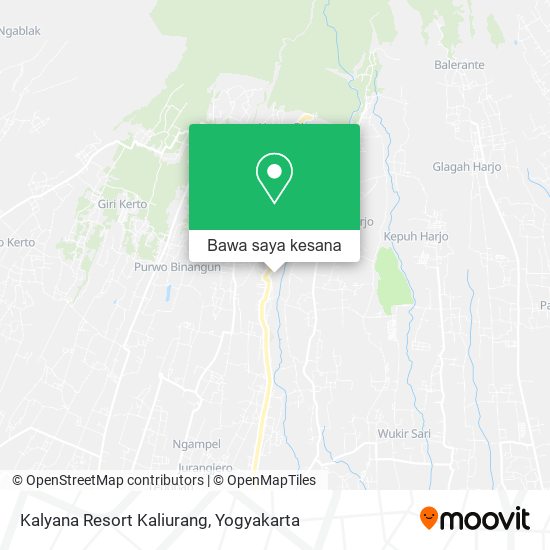 Peta Kalyana Resort Kaliurang