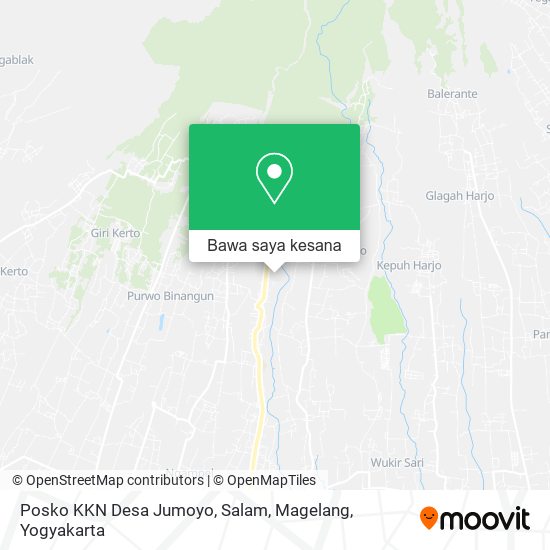 Peta Posko KKN Desa Jumoyo, Salam, Magelang