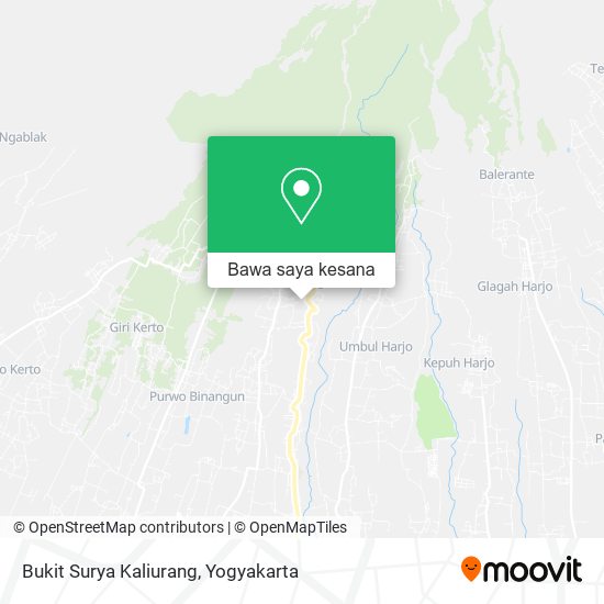 Peta Bukit Surya Kaliurang