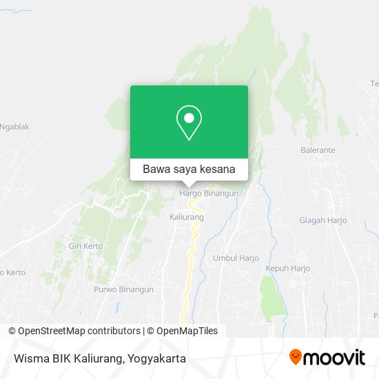 Peta Wisma BIK Kaliurang