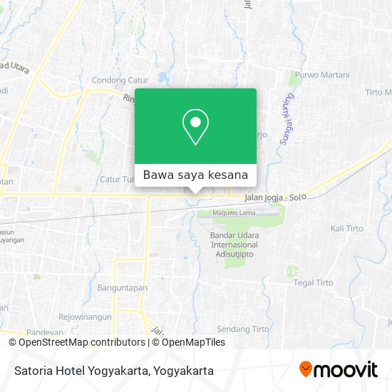 Peta Satoria Hotel Yogyakarta