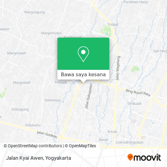 Peta Jalan Kyai Awen