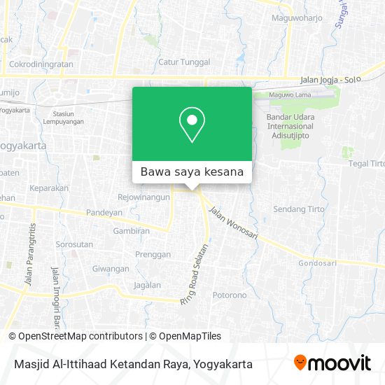 Peta Masjid Al-Ittihaad Ketandan Raya