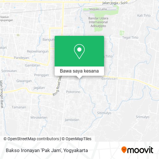 Peta Bakso Ironayan 'Pak Jam'
