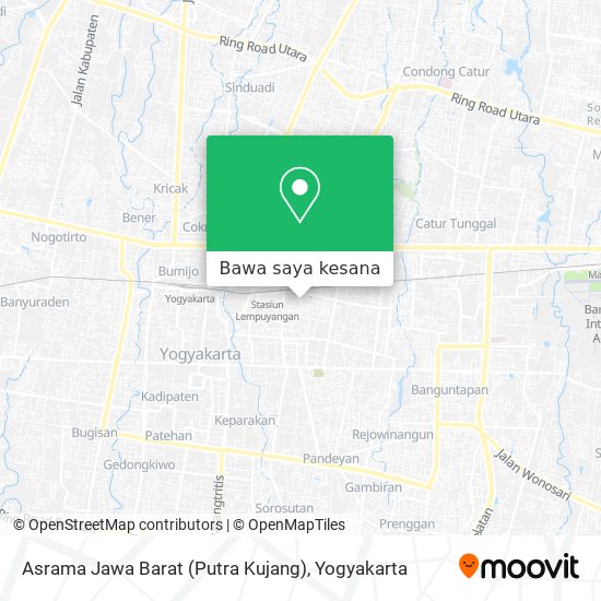 Peta Asrama Jawa Barat (Putra Kujang)