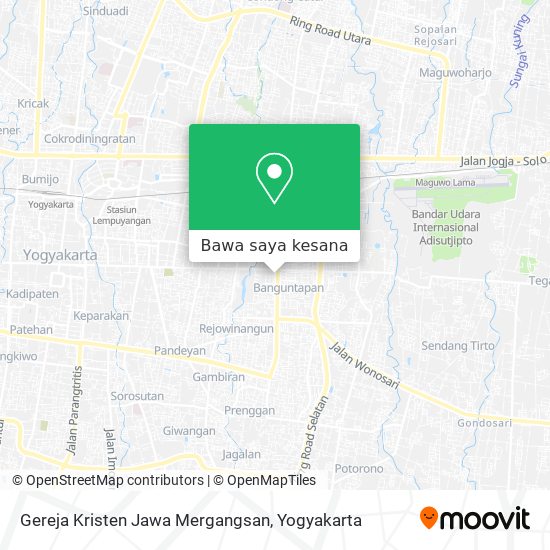 Peta Gereja Kristen Jawa Mergangsan