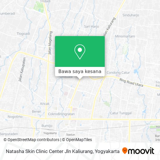 Peta Natasha Skin Clinic Center Jln Kaliurang