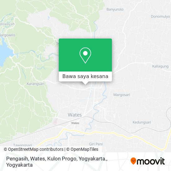 Peta Pengasih, Wates, Kulon Progo, Yogyakarta.