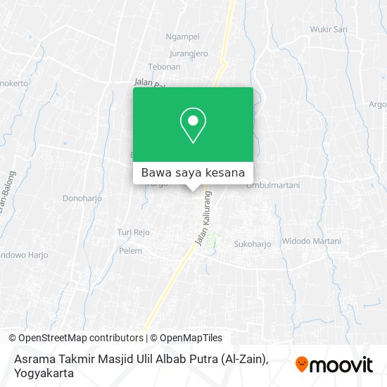 Peta Asrama Takmir Masjid Ulil Albab Putra (Al-Zain)