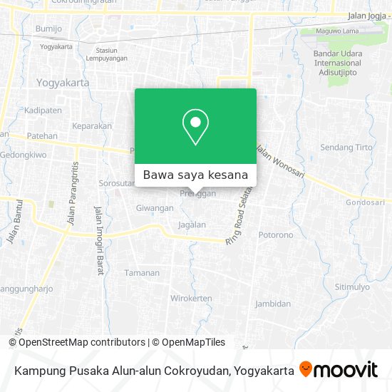 Peta Kampung Pusaka Alun-alun Cokroyudan