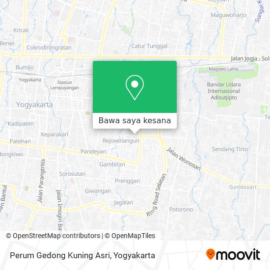 Peta Perum Gedong Kuning Asri