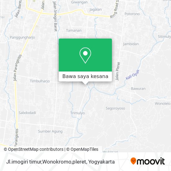 Peta Jl.imogiri timur,Wonokromo,pleret
