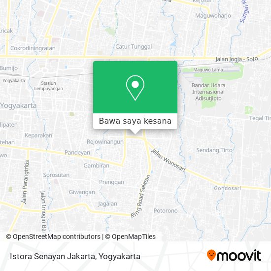 Peta Istora Senayan Jakarta