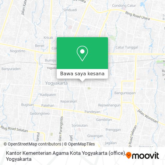 Peta Kantor Kementerian Agama Kota Yogyakarta (office)