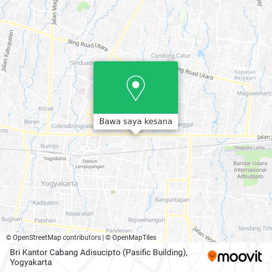 Peta Bri Kantor Cabang Adisucipto (Pasific Building)