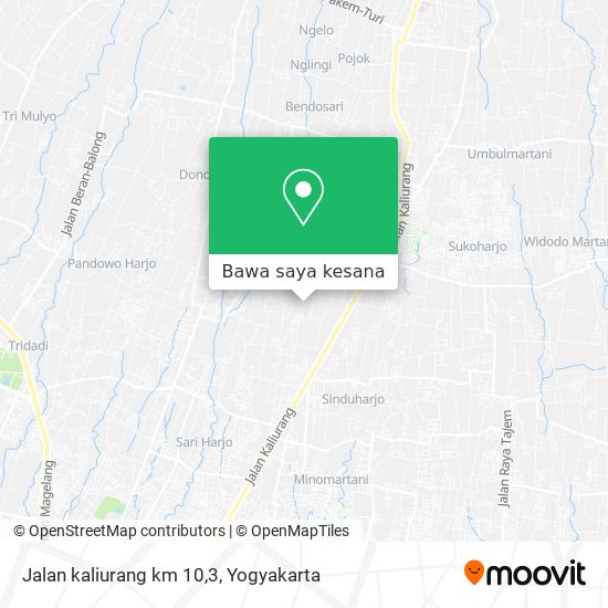 Peta Jalan kaliurang km 10,3