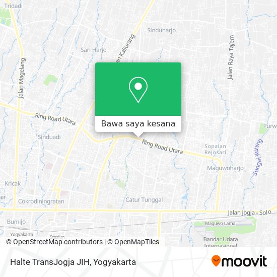 Peta Halte TransJogja JIH