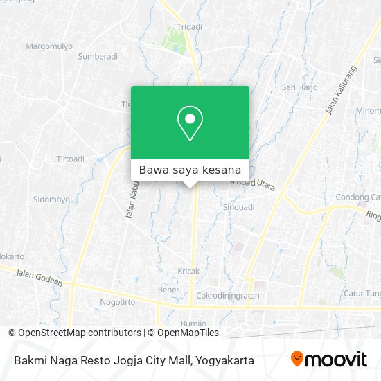 Peta Bakmi Naga Resto Jogja City Mall
