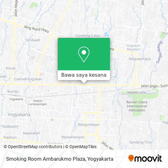 Peta Smoking Room Ambarukmo Plaza