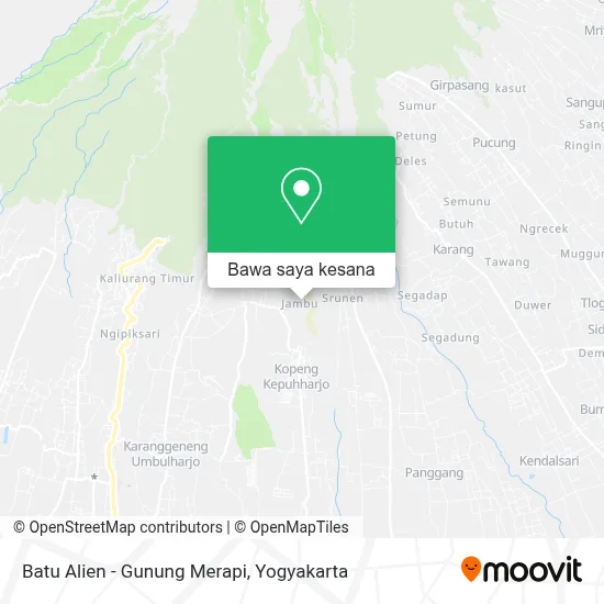 Peta Batu Alien - Gunung Merapi