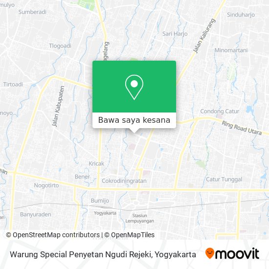 Peta Warung Special Penyetan Ngudi Rejeki