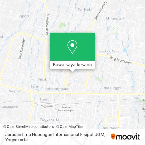 Peta Jurusan Ilmu Hubungan Internasional Fisipol UGM