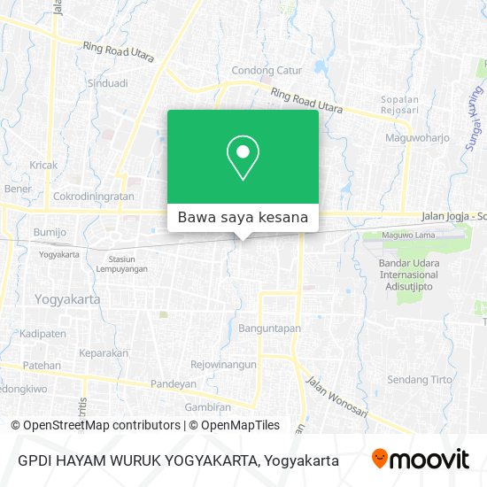 Peta GPDI HAYAM WURUK YOGYAKARTA