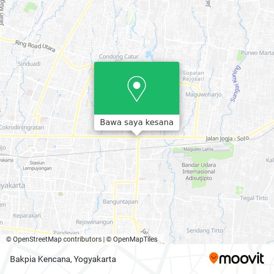 Peta Bakpia Kencana