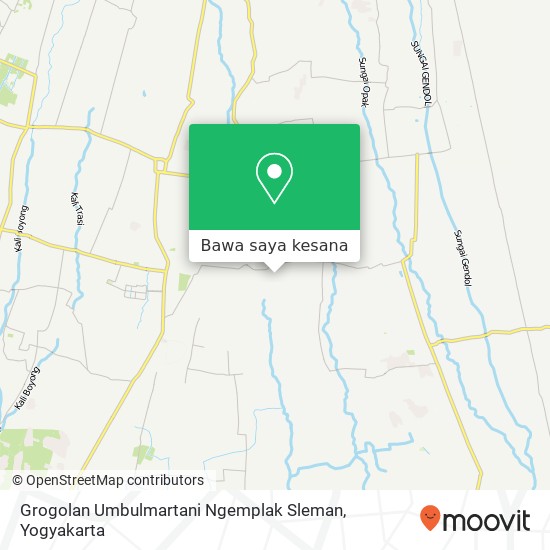Peta Grogolan Umbulmartani Ngemplak Sleman
