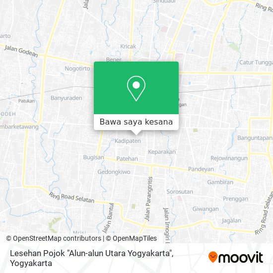 Peta Lesehan Pojok "Alun-alun Utara Yogyakarta"