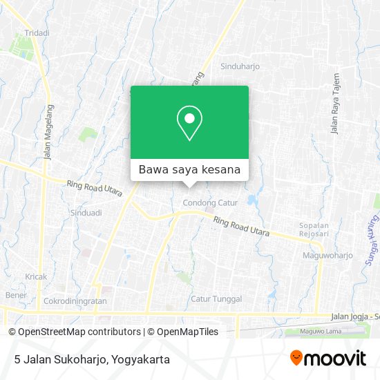 Peta 5 Jalan Sukoharjo