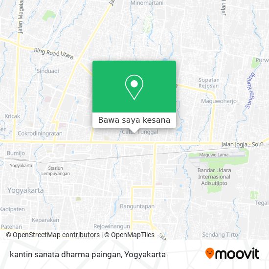 Peta kantin sanata dharma paingan