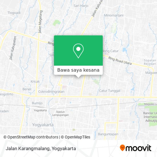 Peta Jalan Karangmalang