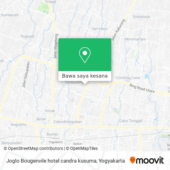 Peta Joglo Bougenvile hotel candra kusuma