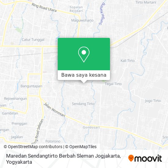 Peta Maredan Sendangtirto Berbah Sleman Jogjakarta