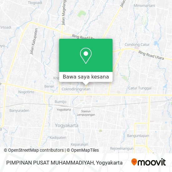 Peta PIMPINAN PUSAT MUHAMMADIYAH