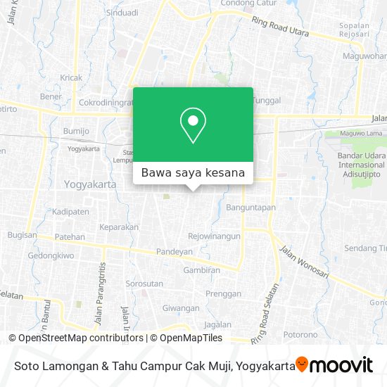 Peta Soto Lamongan & Tahu Campur Cak Muji