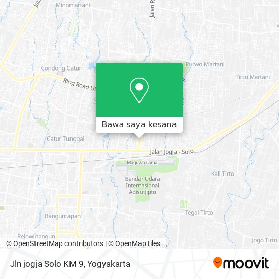 Peta Jln   jogja Solo KM 9