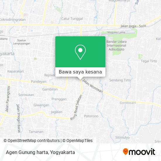 Peta Agen Gunung harta